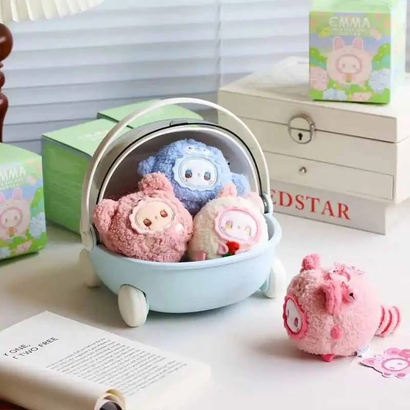 إيما سيكريت فورست صندوق أعمى سلسلة ألعاب من نسيج مخملي متعدد الألوان نمط الإبداعية على ظهره قلادة لطيف حلية صندوق غامض هدايا ممتعة #3