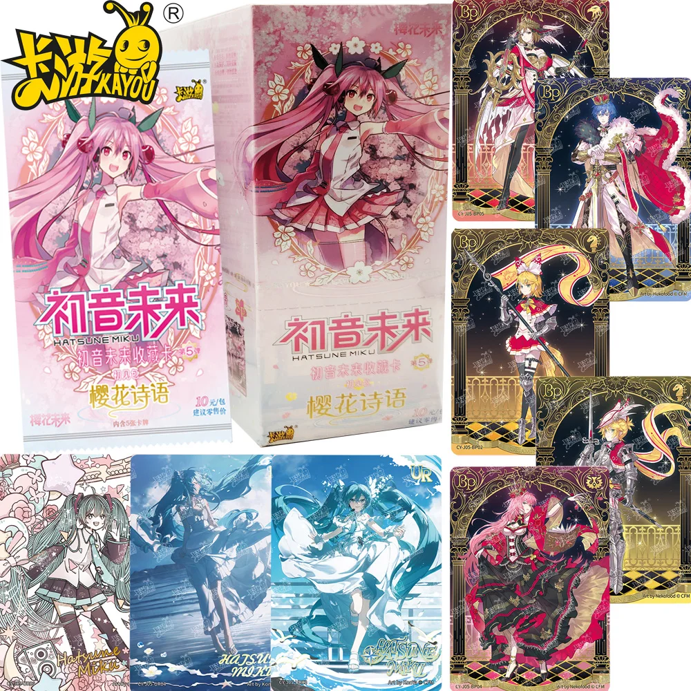 kayouオリジナル初音ミクコレクションカード-キッズステージ-シャイニングスター-クラシックミュージック-リズム-ssr-バーチャルシンガーカード-楽しいギフト