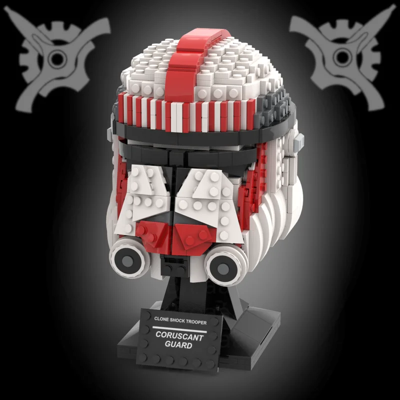 Senate Senpte Command Helmet Callectio Building Block Model Spliced Toy Puzzle Kids Gift