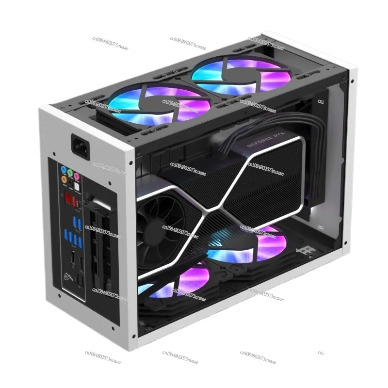 M6p Metal Chassis Corsair PC A4 Sfx Silver Hin Mini 240 Water Cooled Itx Transparent Chassis