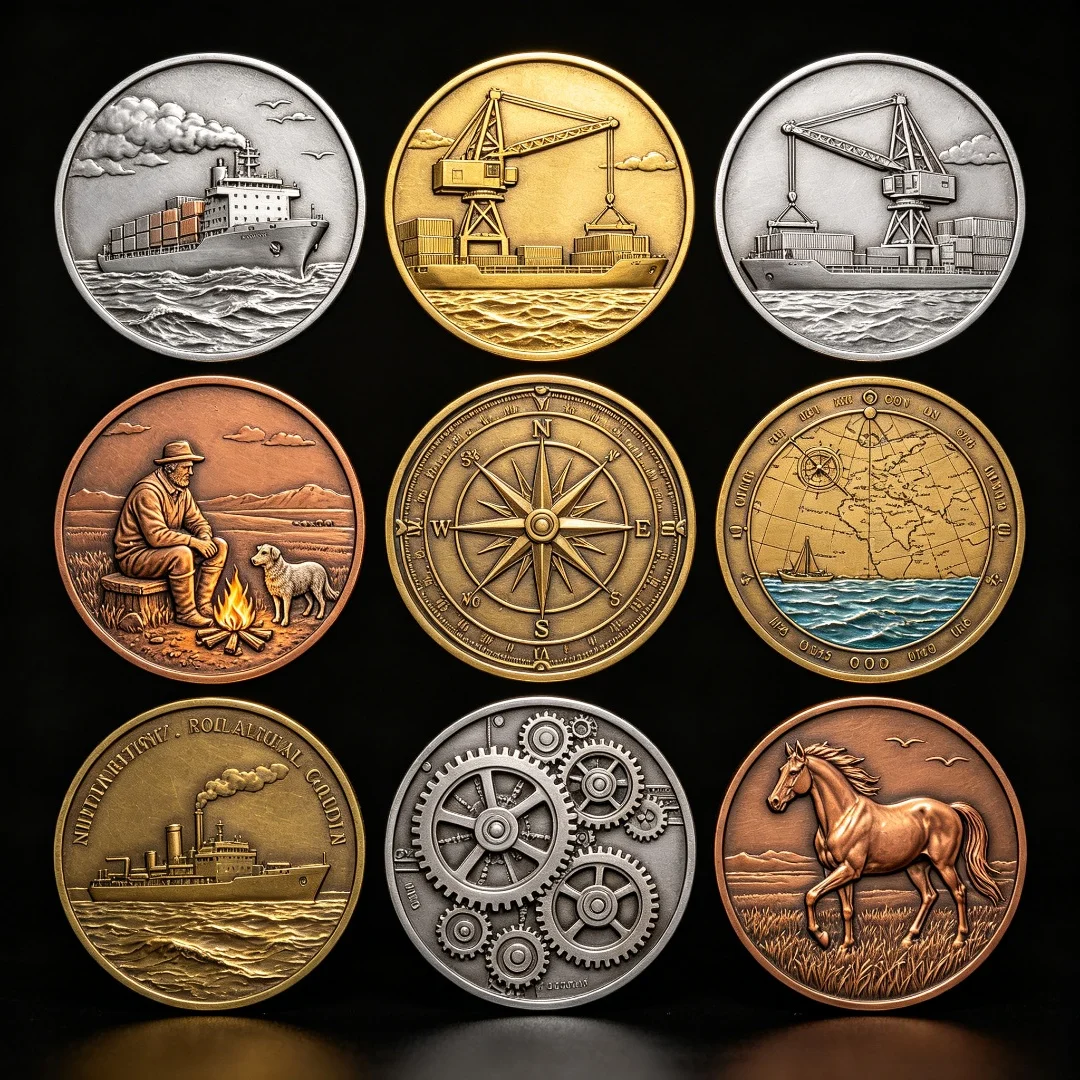 

Custom Coins Metal Any Shaped Souvenir Custom Coin Collections Enamel 2d 3D Alloy Gold Silver Plated Challenge Coin