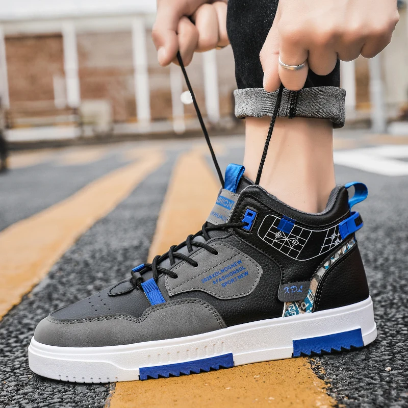 الرجال الأحذية 2023 جديد شبشب شتوي حذاء رجالي دافئ مقاوم للماء عدم الانزلاق أفخم أحذية رياضية الذكور أحذية تنيس أحذية الرجال أحذية رياضية الشتاء #5