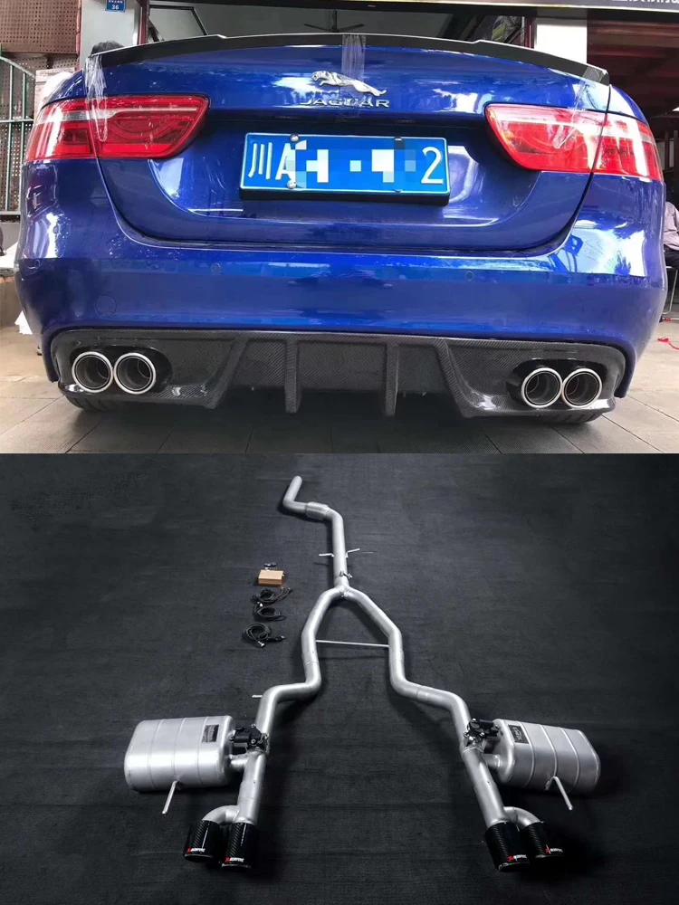 Suitable for Jaguar XEL Exhaust Muffler, Modified Valve, Exhaust Pipe, Sports Car Sonic