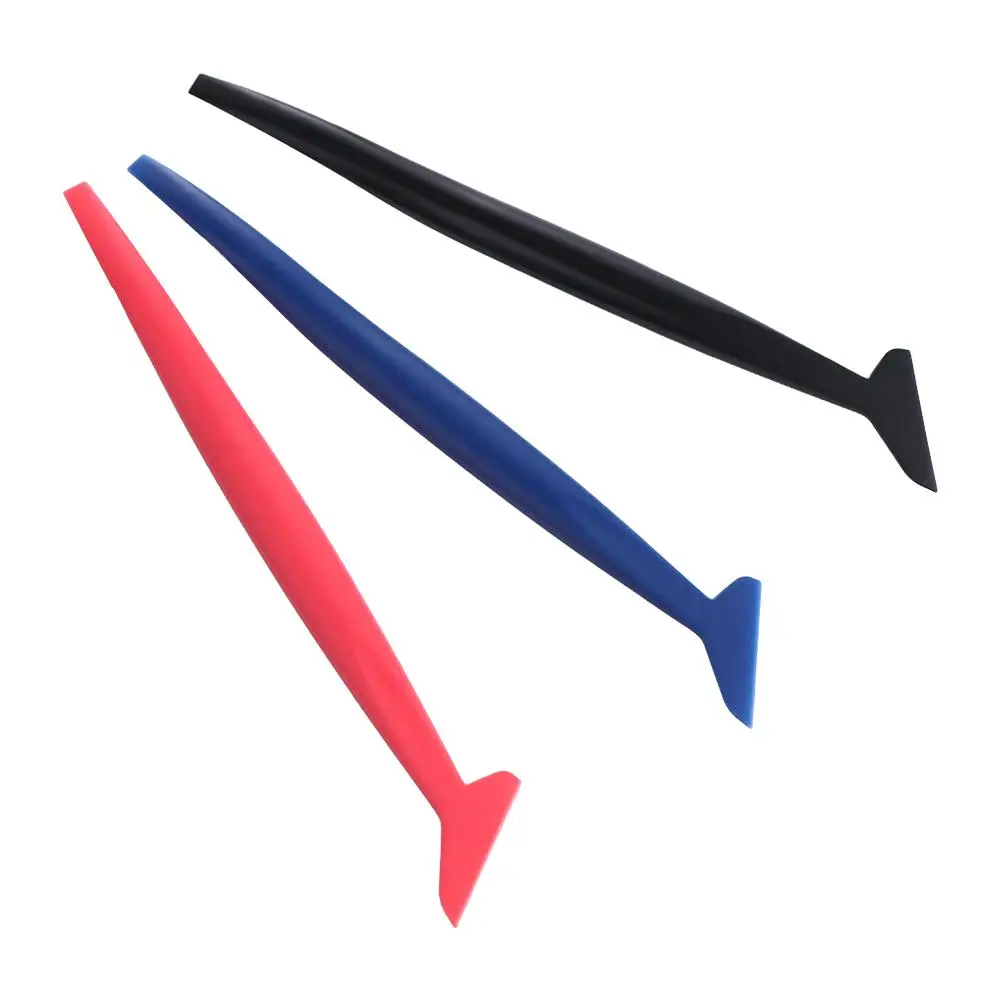 Carbon Fiber Sticker Tint Clean Tool Sticker Wrapping Micro Squeegees Wrapping Aid Tool Car Vinyl Wrap Tool Squeegee Scraper