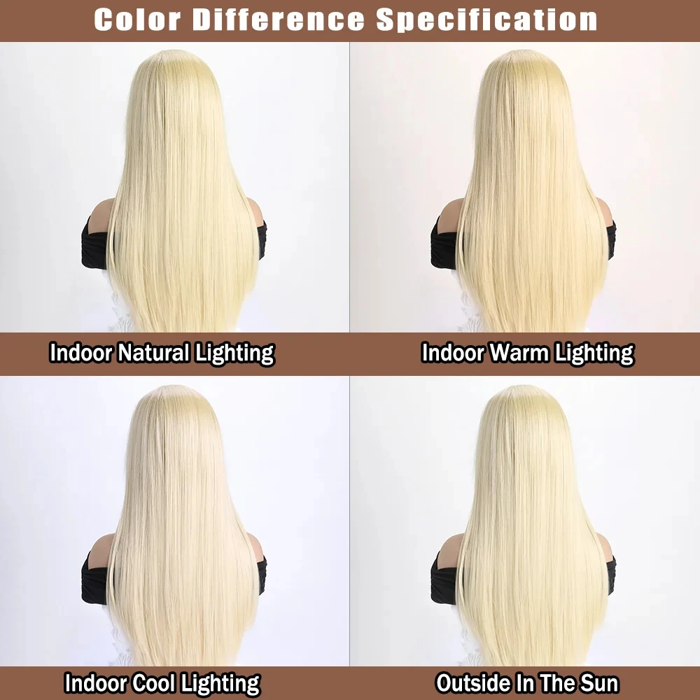 Meistverkaufte 26-Zoll-Synthetikperücke für langes glattes Haar für Halloween-Cosplay, Alltagsperücke, hitzebeständiges Haaraccessoire. – Detail 22
