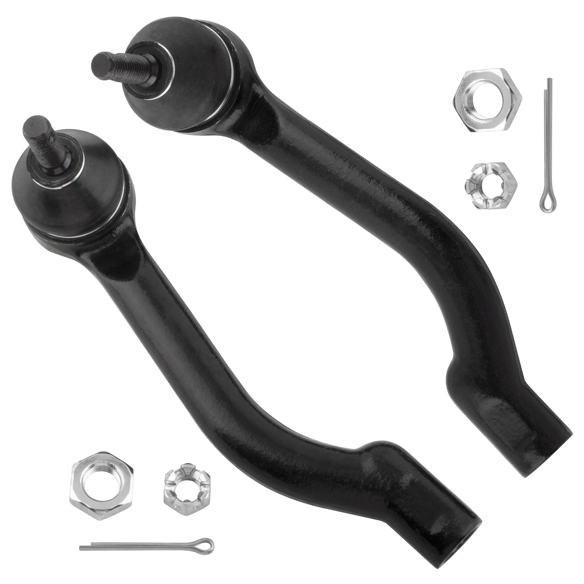 BOXI 4pcs Front Inner Outer Tie Rod End Links Fit for Nissan Rogue 2008 2009 2010 2011 2012 2013 / for Nissan Rogue Select 2014-2015 | EV800550 ES800583 ES800582