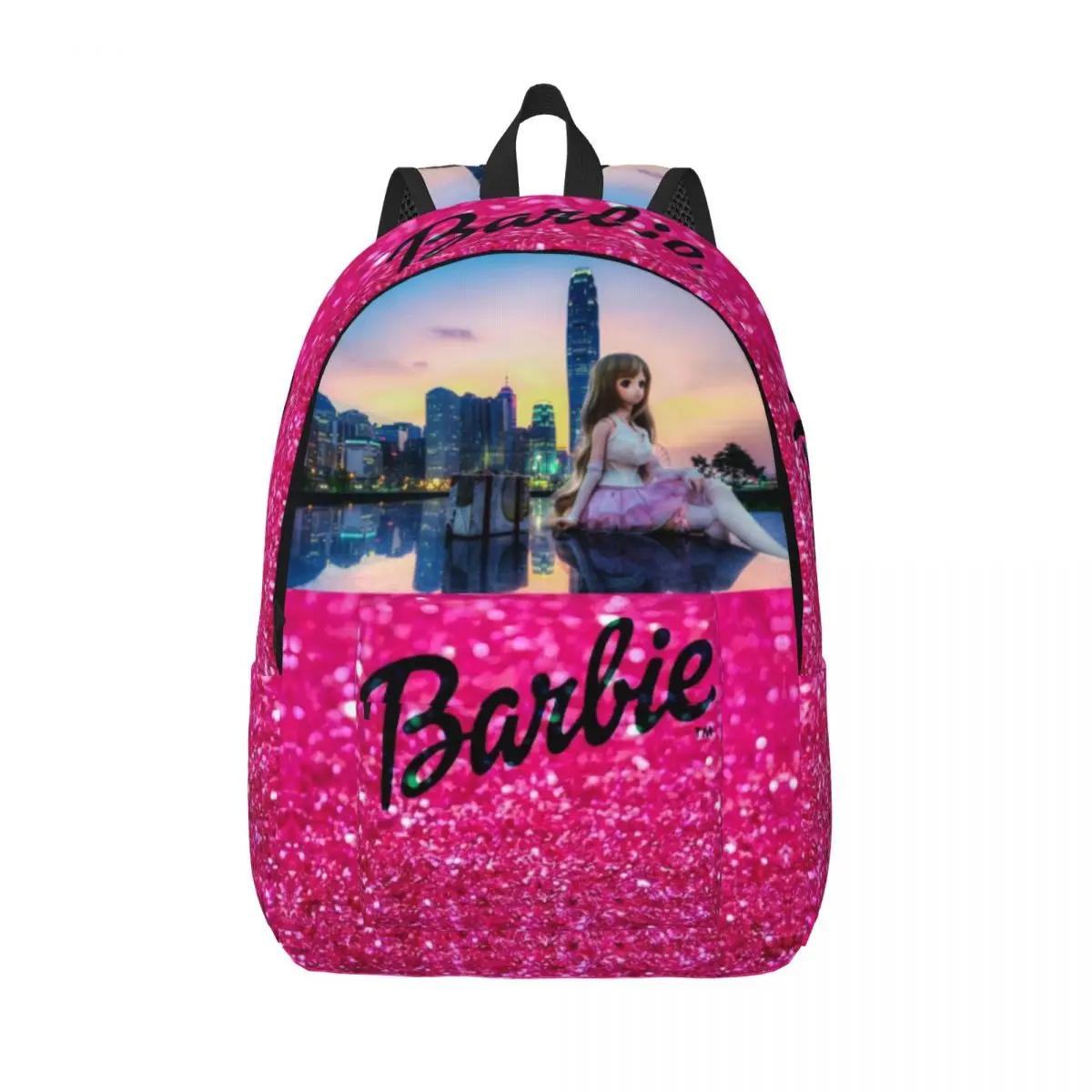 Daily Barbie City Kindergarten Bag Weekend Picnic Retro Washable Sanrio Barbie Office Workers Backpack Birthday Gift