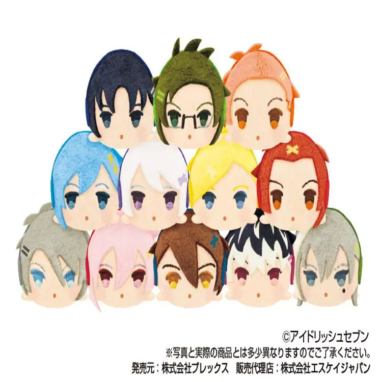 6cm Mini Mochi Mascot Doll Plush Pendant Toys COS IDOLISHl7 Izumi Iori Nikaido Yamato Izumi Mitsuki Kids Collectibles Gift Toy