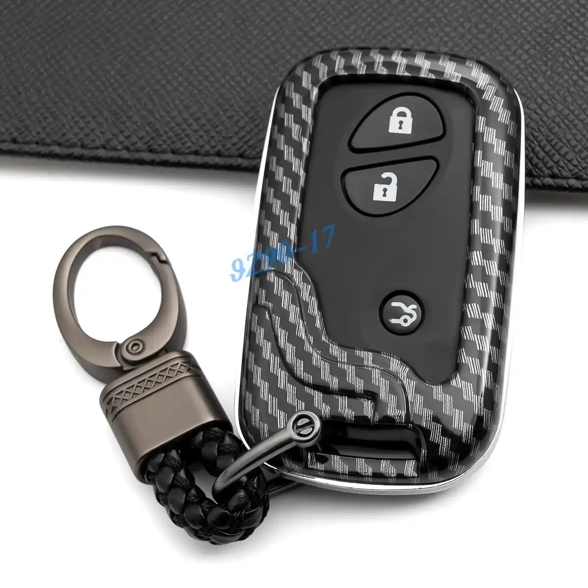 ABS Carbon Fiber Car Smart Key Cover Case Keychain For Lexus IS ES LS GS RX GX LX CT HS 200 250 300 300h 350 350h 450