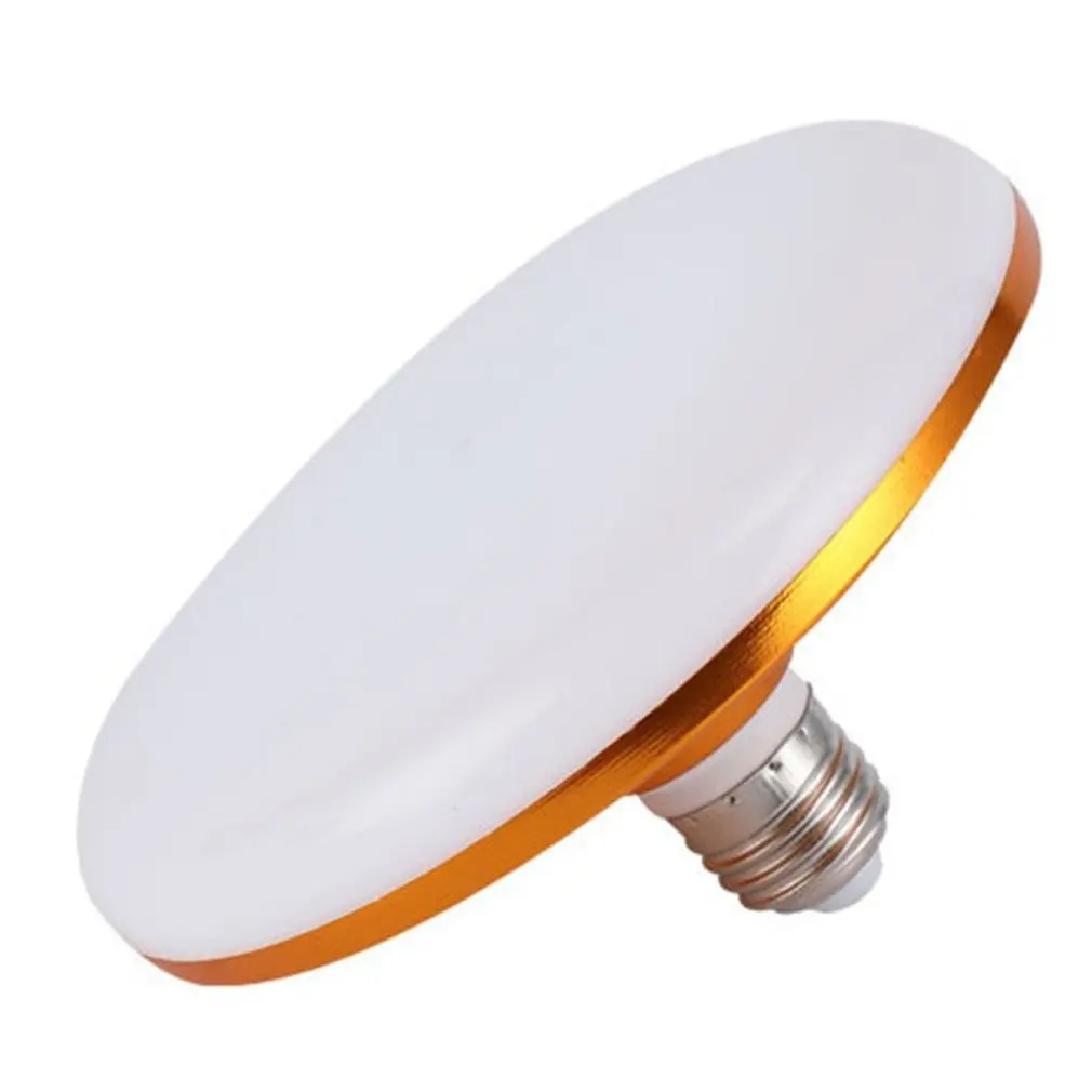 15W E27 lampadina a LED Super luminosa AC 220V UFO LED Light Indoor White Light lampade da tavolo Garage Light Eye Care E27 lampada di illuminazione a LED