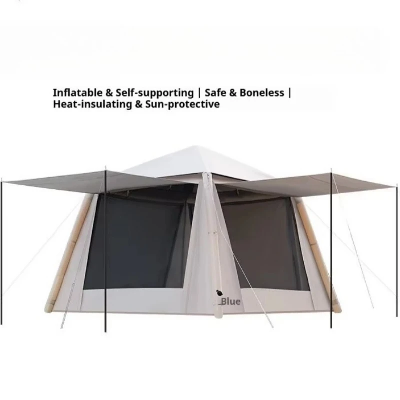 Automatic Inflatable Waterproof Portable Tent Outdoor Night Winter Warm Thickened Rainproof Full Set of Equipment Fast Delivery