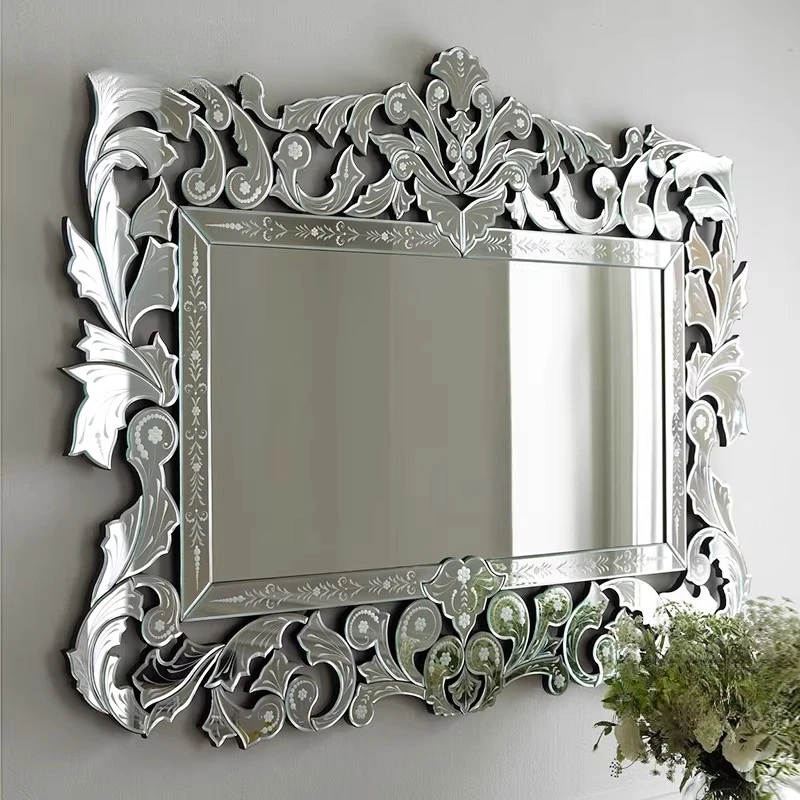 

Living Room Decoration Mirror Funky Irregular Modern Vintage Custom Mirror Wall Self Adhesive Spiegel Wand Home Decorations