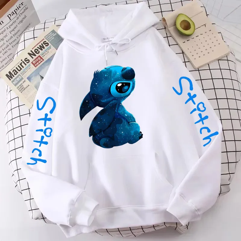 남녀공용 90 년대 힙합 릴로 스티치 후디, 하라주쿠 귀여운 애니메이션 맨투맨 만화, Y2k 고딕 스트리트웨어, 만화 후디