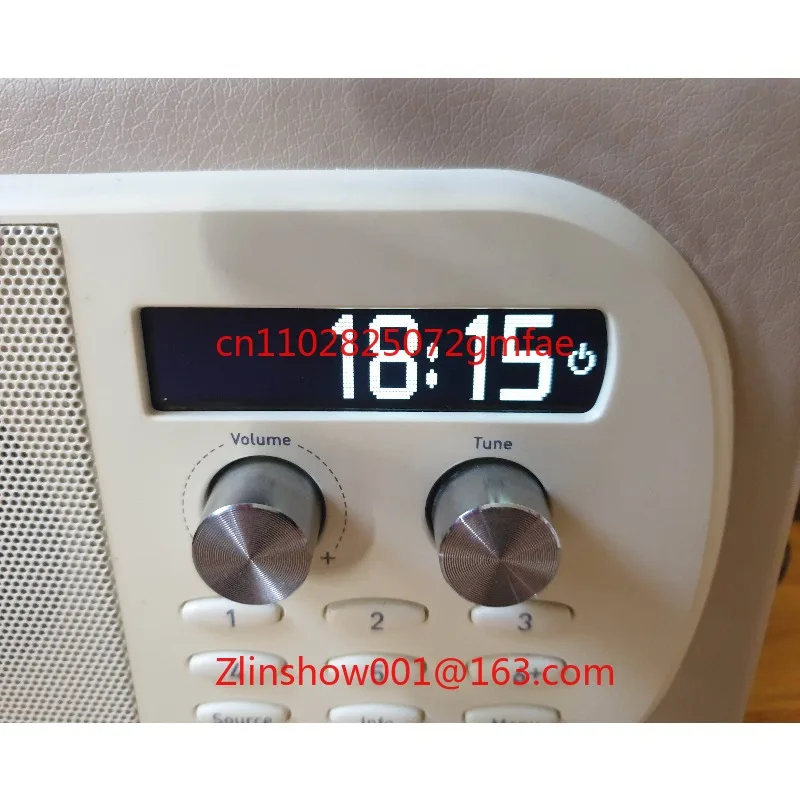 OEM Pure Evoke 1S Mio D4 Marshall Radio Screen ALPINE EZI-DAB 128x22 White Yellow Oled Display Screen For Media Player