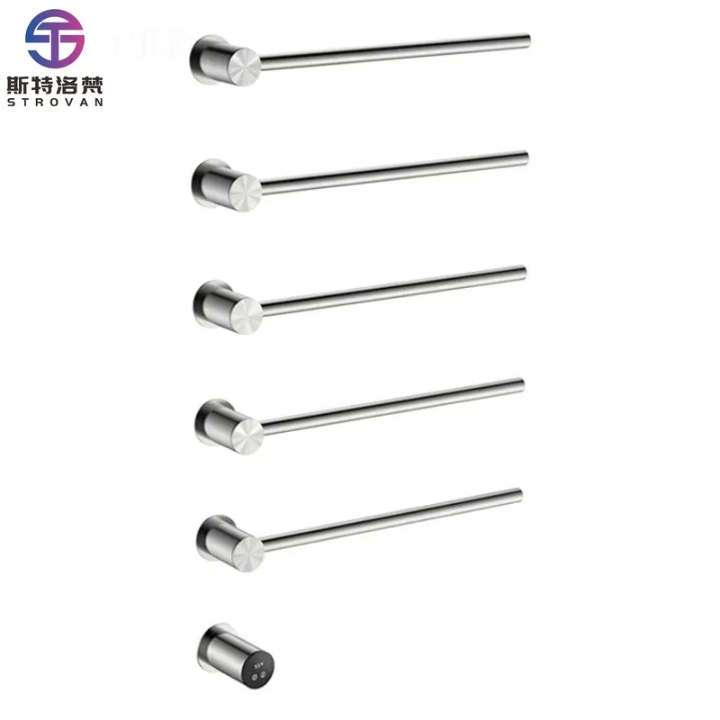 5 Bar Plug-in Electric Bath Towel Warmer Rack for Bathroom Towel Drying Rack