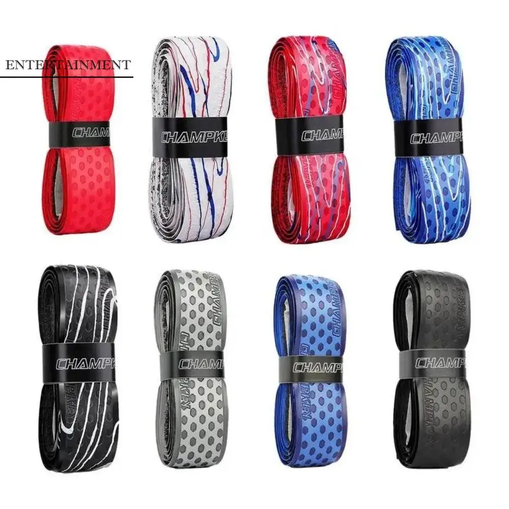 

PU Stripes Bat Grip Tape Elasticity Wear Resistant Baseball Sweatband Tape Raquete Dry Feel Tennis Racket Handle Grip