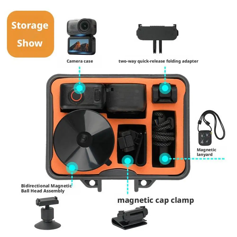 Dji Osmo Nano Mini 안전 운반 케이스 용 Sunnylife 용 보관 상자 방수 충격 방지 야외 보호 여행 하드 쉘