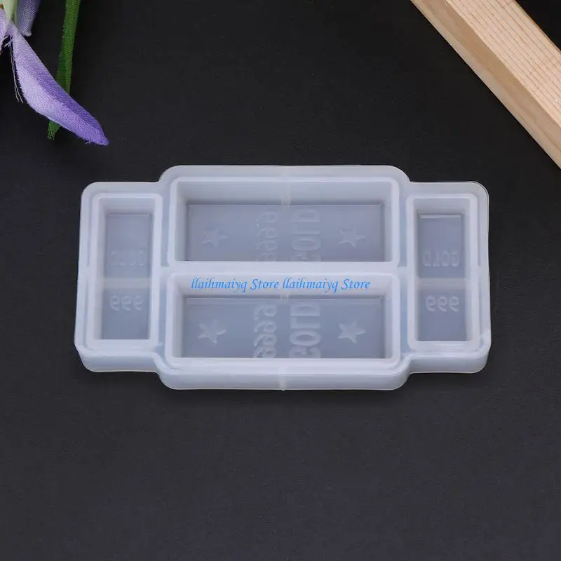 573B Gold Bar Chocolate Mould Cake Decorating Tools Kitchen Baking Accessories