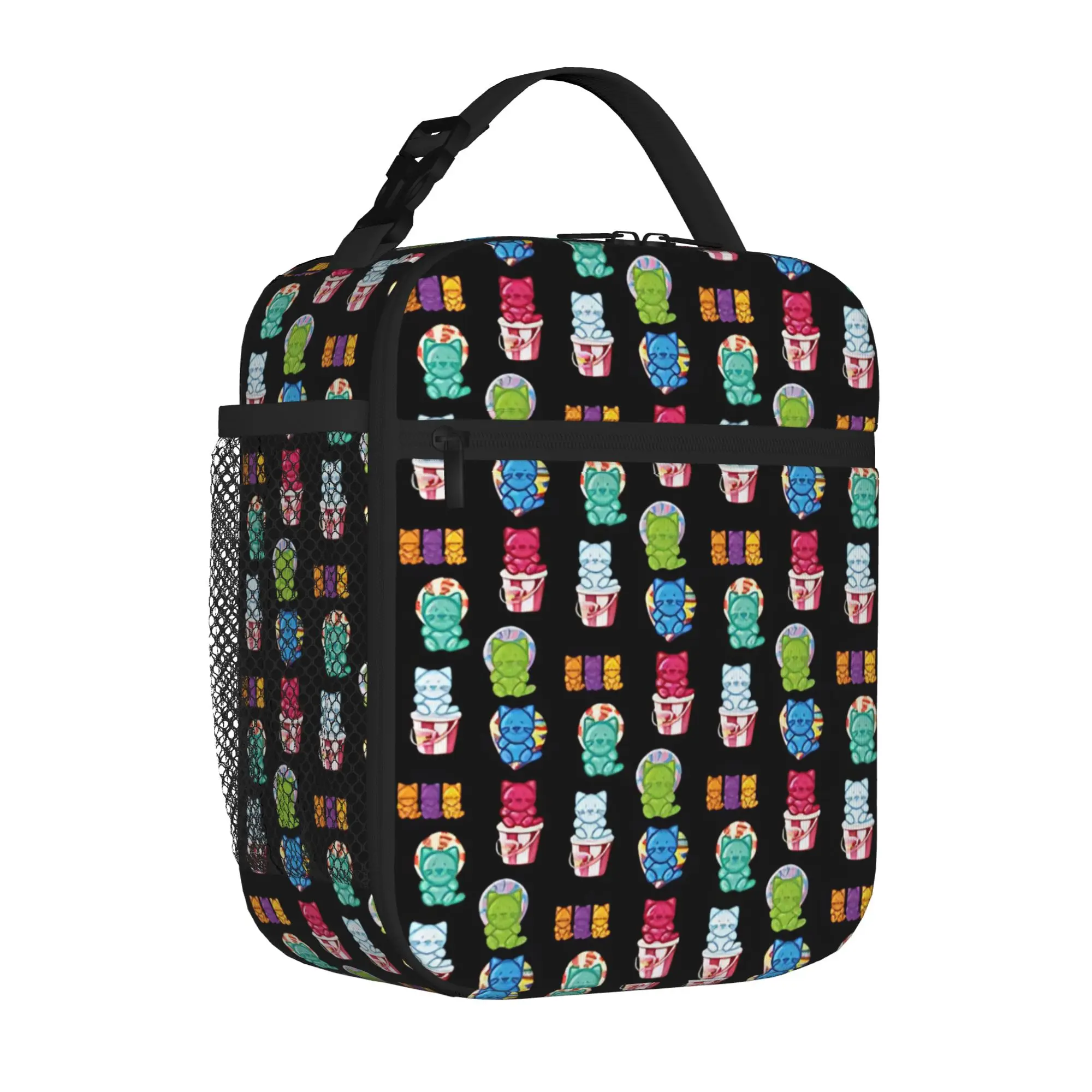 1 Piece For Students Food Container Colorful Candy Portable Pocket Gummy Bear Zipper Closure Aluminum Foil Food Pouch For Travel