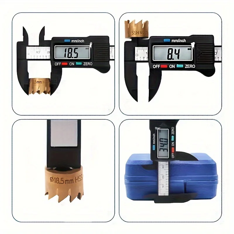 100 Millimeter Electronic Digital Caliper，Carbon Fiber Dial，Vernier Caliper，Micrometer，Measuring Tool，Digital Ruler