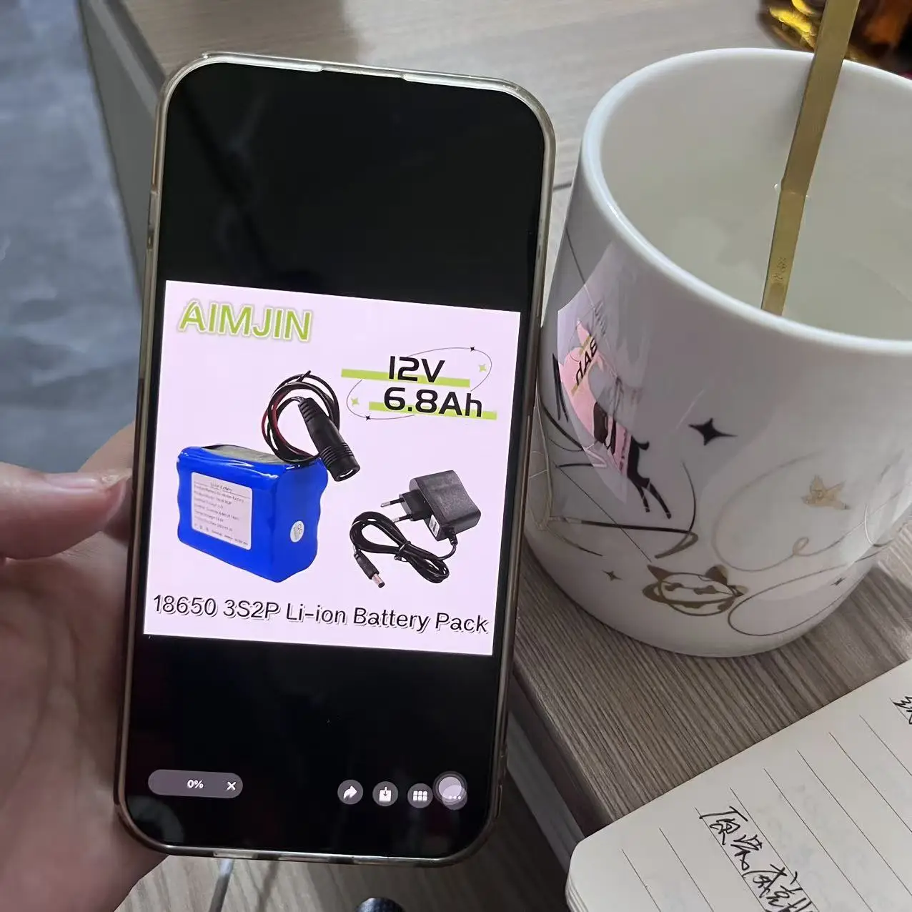 

2025 18650 3S2P 12 В 6800 мАч Литий-ионный аккумулятор 12,6 В Зарядная батарея + зарядное устройство