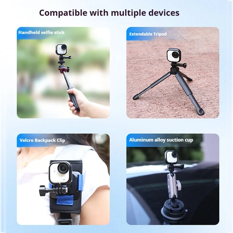 Para insta360 go ultra polegar câmera gaiola de coelho portátil quadro da câmera caso protetor escudo para insta360 go ultra acessórios