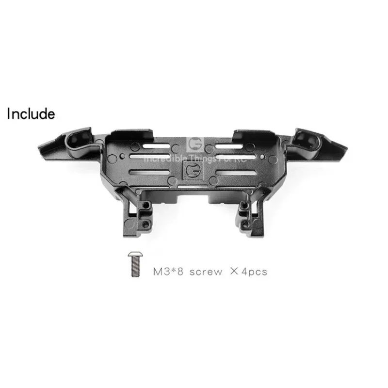 Wilderness Metal Front Bumper/bumper Mount #casting For Trxs Trx4 G500 Trx6 G63 Upgrade Accessories