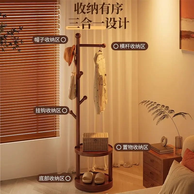 Hanging hanger Floor-to-ceiling bedroom hanger Home storage Small coat rack