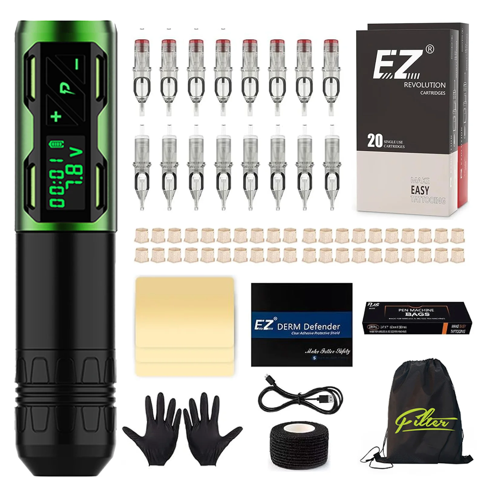 Ez Tattoo Gun Kit W… - image