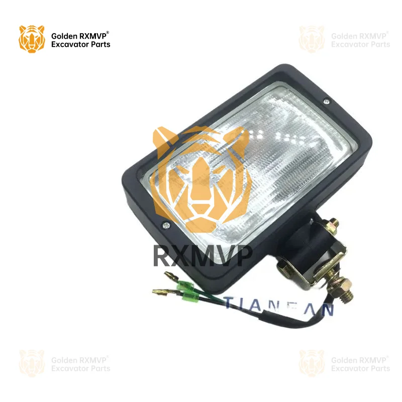 For Yuchai Sany Longking Xiagong Foton Lovol Ishikawa Island small digging work light square light12V24V Excavator