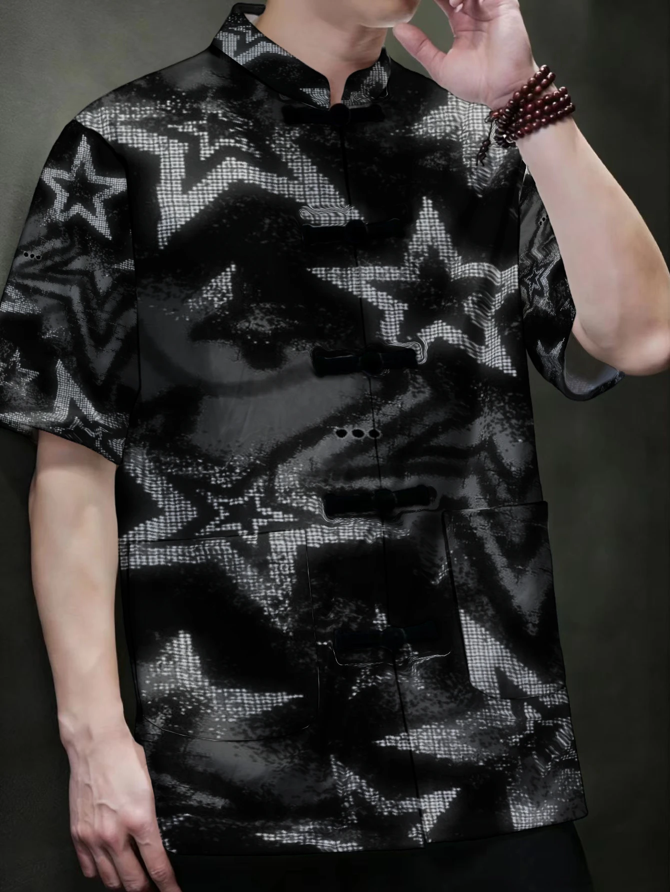 เสื้อเชิ้ตแขนสั้นสไตล์จีนโบราณ - Vintage Collectible Shop บทวิจารณ์และราคา