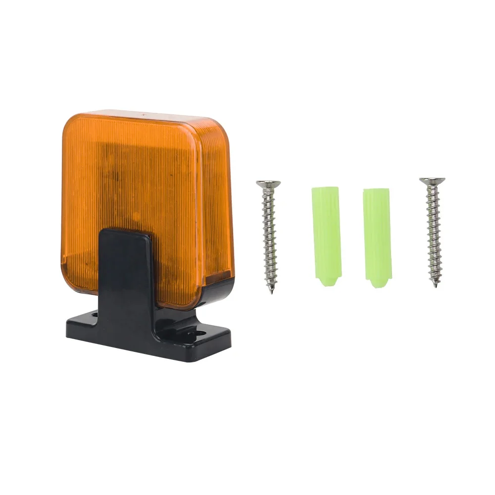 Universal 12V-256V Outdoor LED Signal Alarm Light Strobe Flashing Light Wall Mount Emergency Warning Lamp