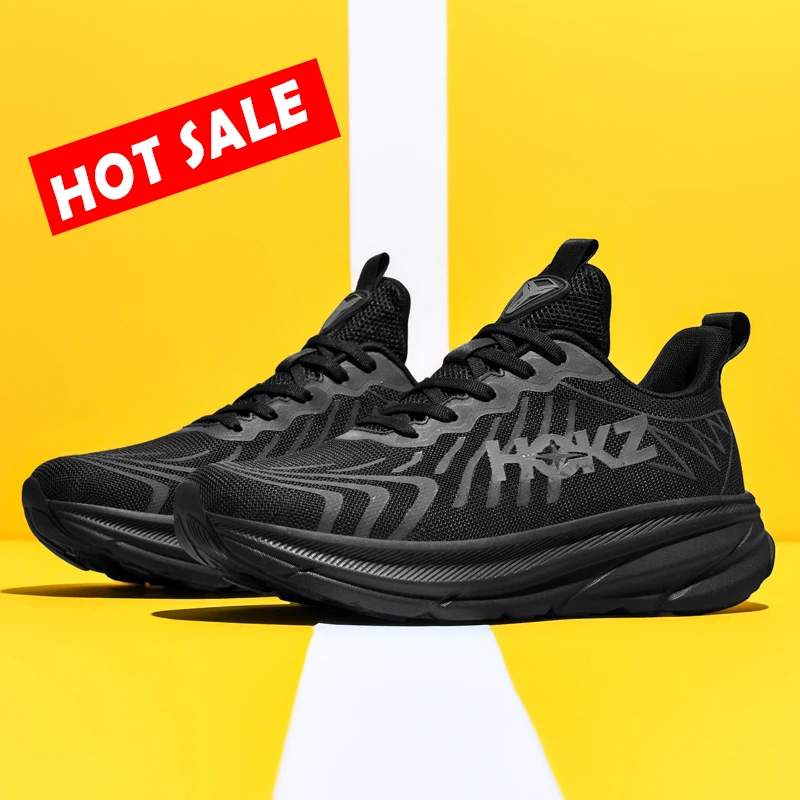 

New Casual Sneakers Marathon Air Cushion Men Sports Running Shoes Breathable Lightweight Comfortable Athletic Nonskid Sneakers