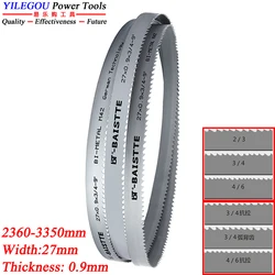 2360 2460 2560 2720 2930 3350mm M42 lame de scie à ruban bimétallique. 12