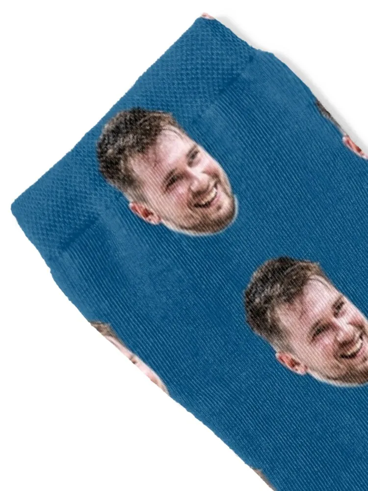 Luka Doncic Basketball Funny Face Socks Christmas winter thermal Toe sports designer brand Socks Male Women's