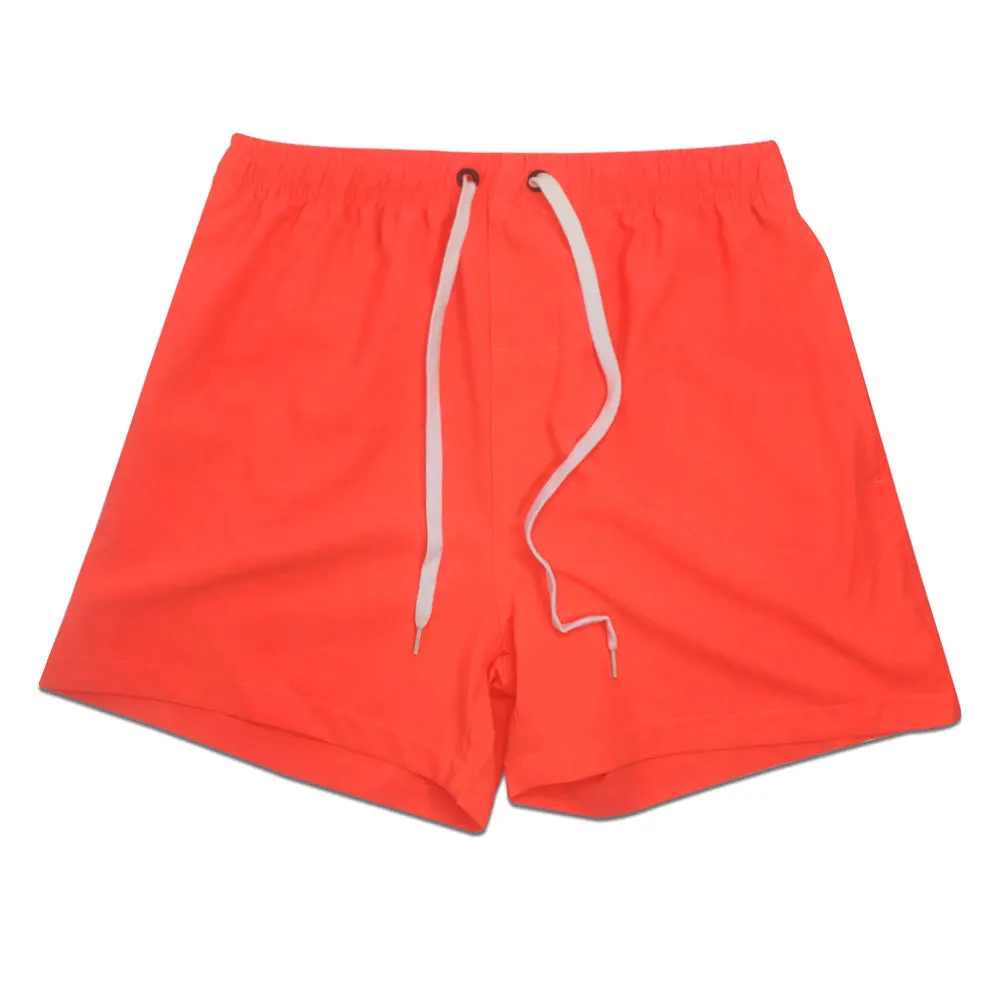 

2026Men's light and thin four-sided elastic woven quick-drying running loose fashion solid color sports fitness shorts UXH501