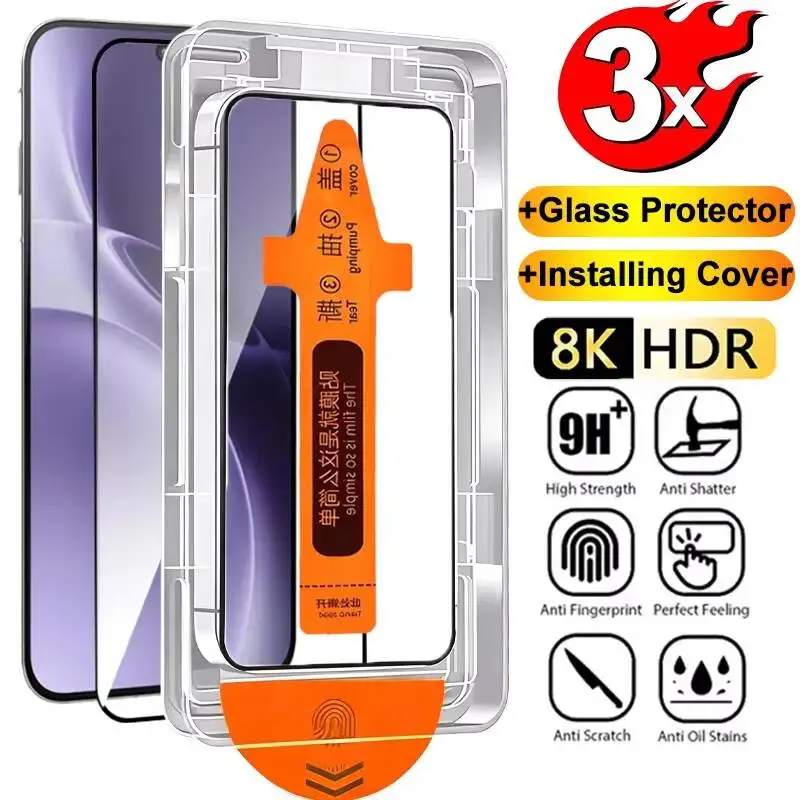 

Dust Free Screen Protectors For Samsung S26 Ultra S23 S24 S25 FE A56 5G A16 A36 A17 A07 A26 A55 A35 S22 Tempered Glass Film