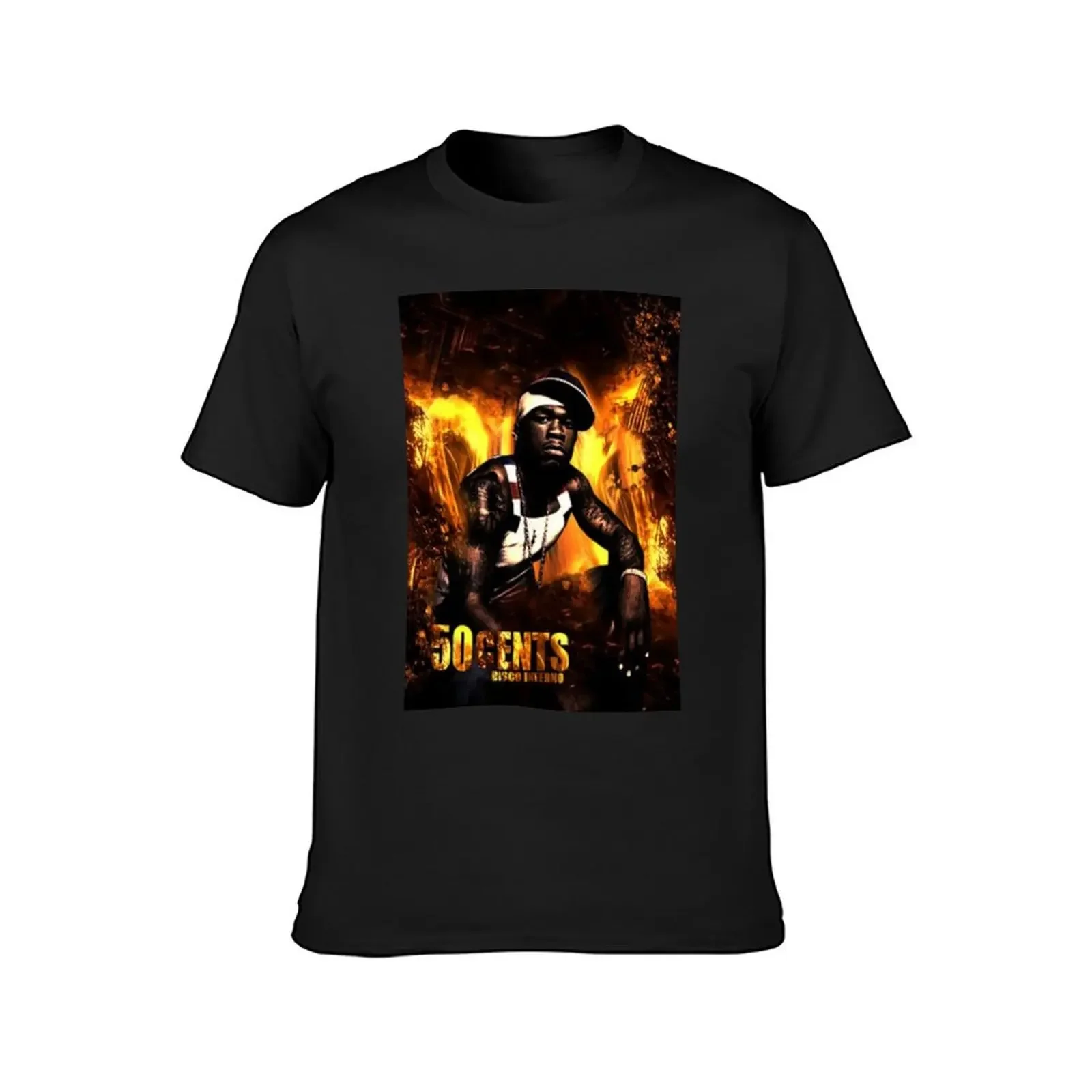 50 cent's tee Bootleg Vintage T-Shirt quick drying anime t shirts tees oversized T-shirt men