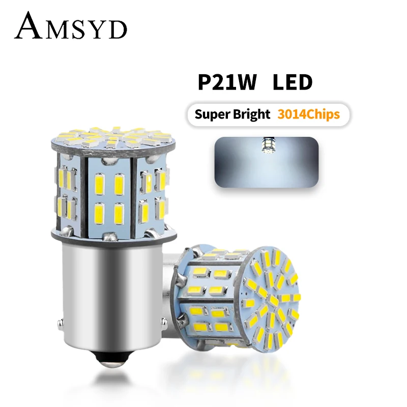 10 шт., 1156 BA15S P21W 3014 50SMD 1157 BAY15D P21/5 Вт