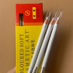 12pcs White Eyebrow Pencil Waterproof Microblading Peel-off Eyebrow Eyeliner Eyeshadow 1818 Pen Makeup Cosmetics Position Tools