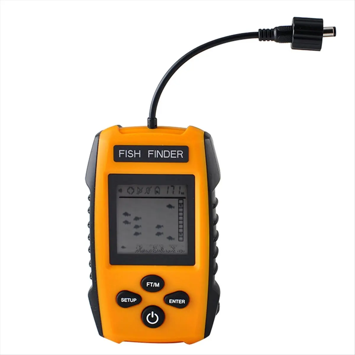 ~【A342Z】Wired Wireless Sonar Fishing Alarm Fish Finder Underwater Depth Fishing Detector Portable Fish Finder