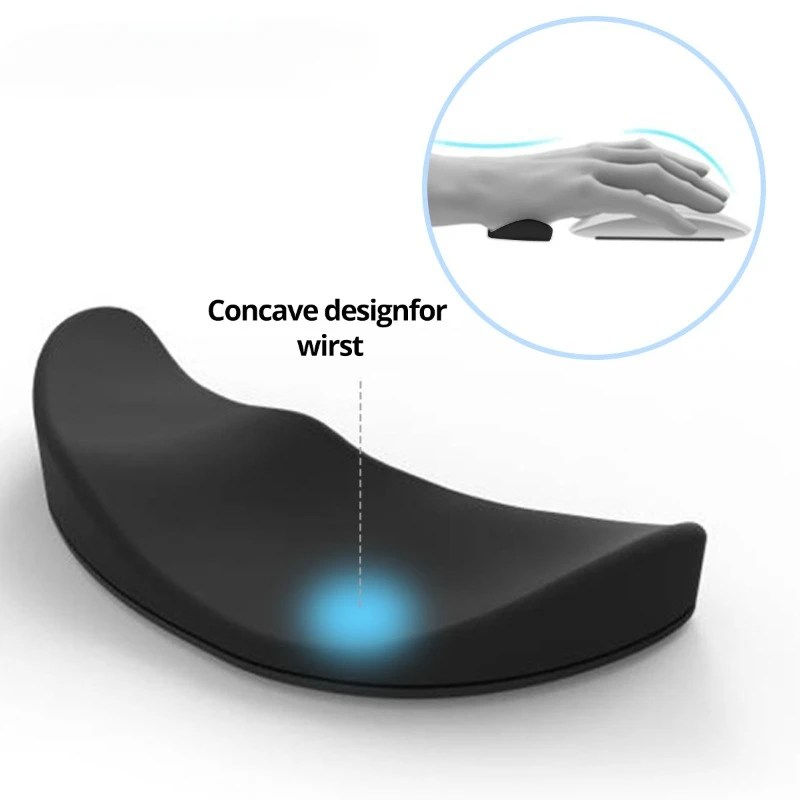 

Ergonomic Handguard Mouse Pad - Non-Slip Streamline Wrist Rest Support Mat with Enhanced Comfort and Precision Tracking