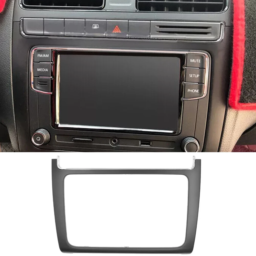 

Car Stereo Radio Fascia Panel Trim Frame Decoration For Mk5 2014-2017 Radio Dash Fitting Kit Installation Bezel Plate Frame