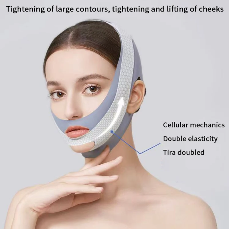 Face Slimming Band V Line Face Shaper Double Chin Support Anti Wrinkle Facial Lifting Strap For Tightening Skin Care