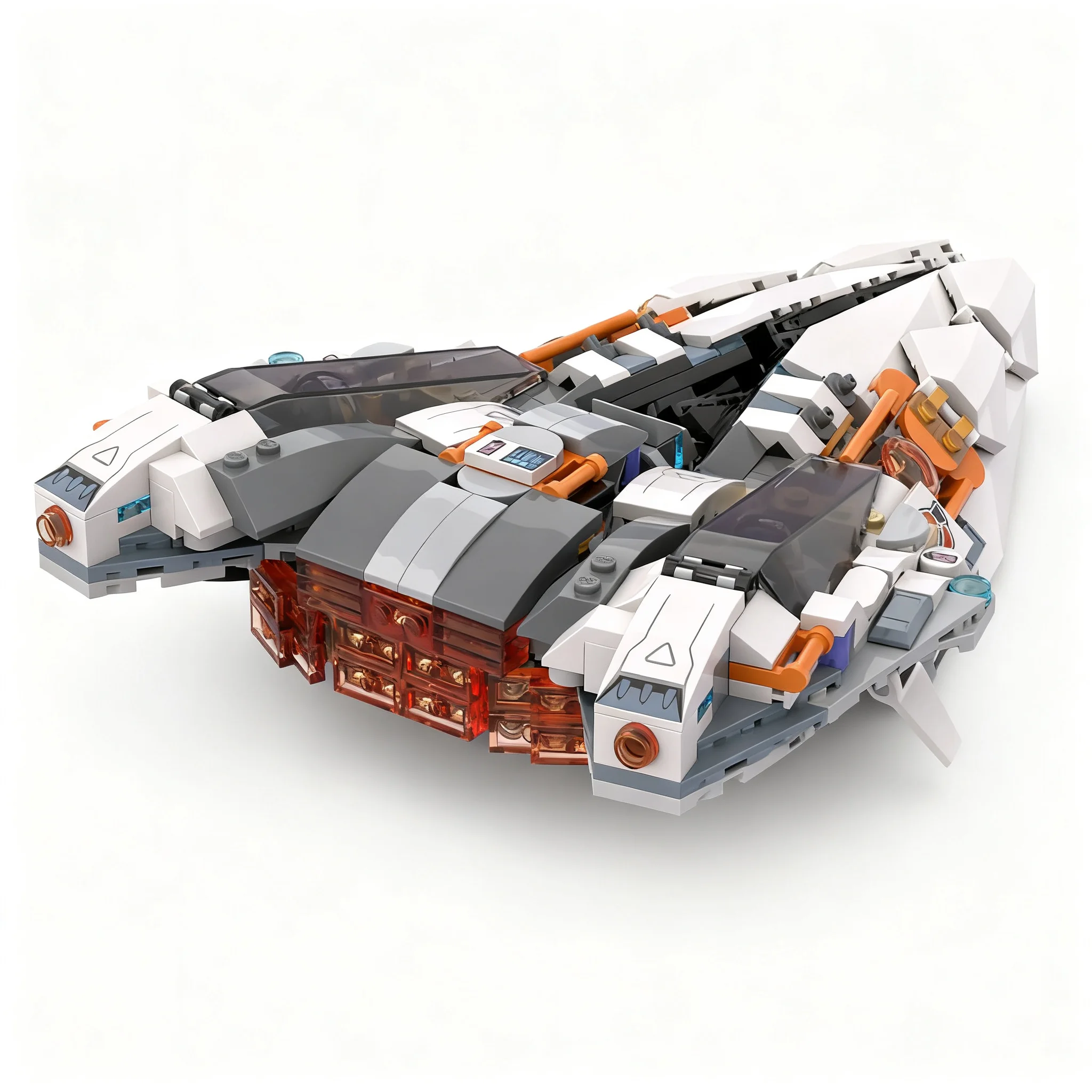 452pcs MOC City Space Galaxy Delta Class Explorer Model Toys Building Blocks Construction Christmas Gifts Creative DIY Birthday