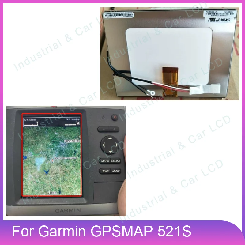 

ЖК-дисплей для garmin GPSmap 521S, оригинальный 5-дюймовый ЖК-экран для Garmin GPSMAP 521S, замена ЖК-дисплея