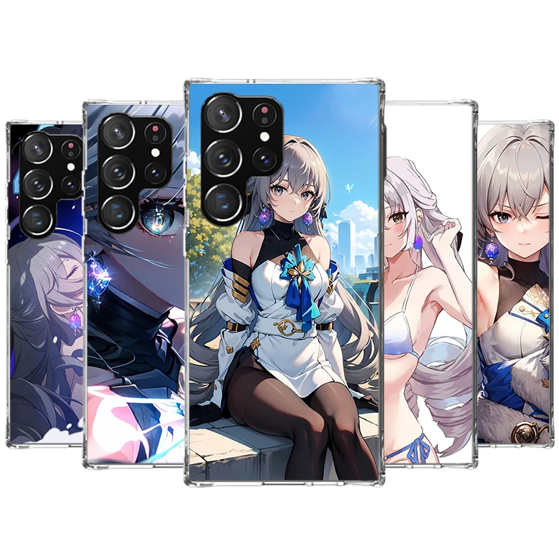 Honkai Star Rail Bronya Rand Phone Case For Samsung Galaxy S24 S23 S22 Ultra S21 S20 Fe S10 Plus S10E S9 S8 + Shell Coque