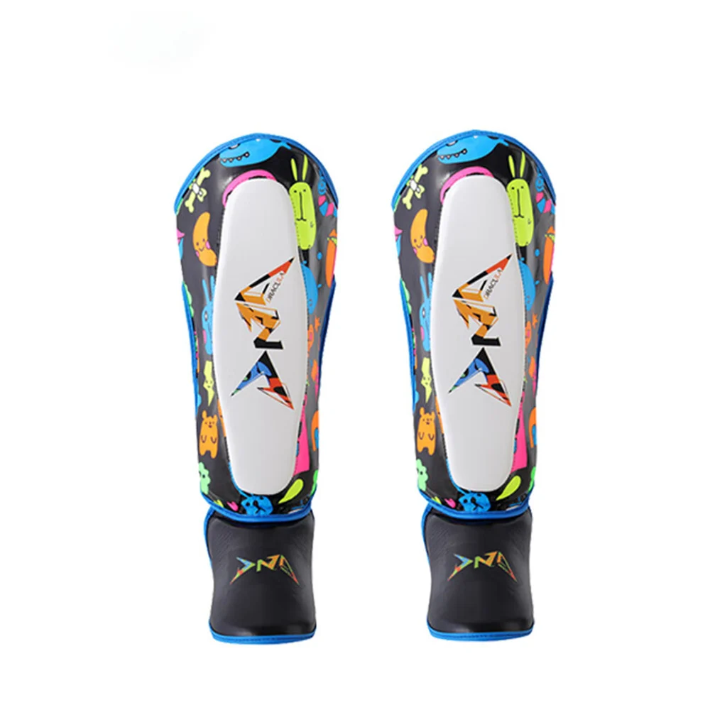 Dracula Muay Thai Shin Guards Kickboxing MMA Leg Instep Protective Pads Kicking Sparring Karate Boxing Taekwondo Training Gear