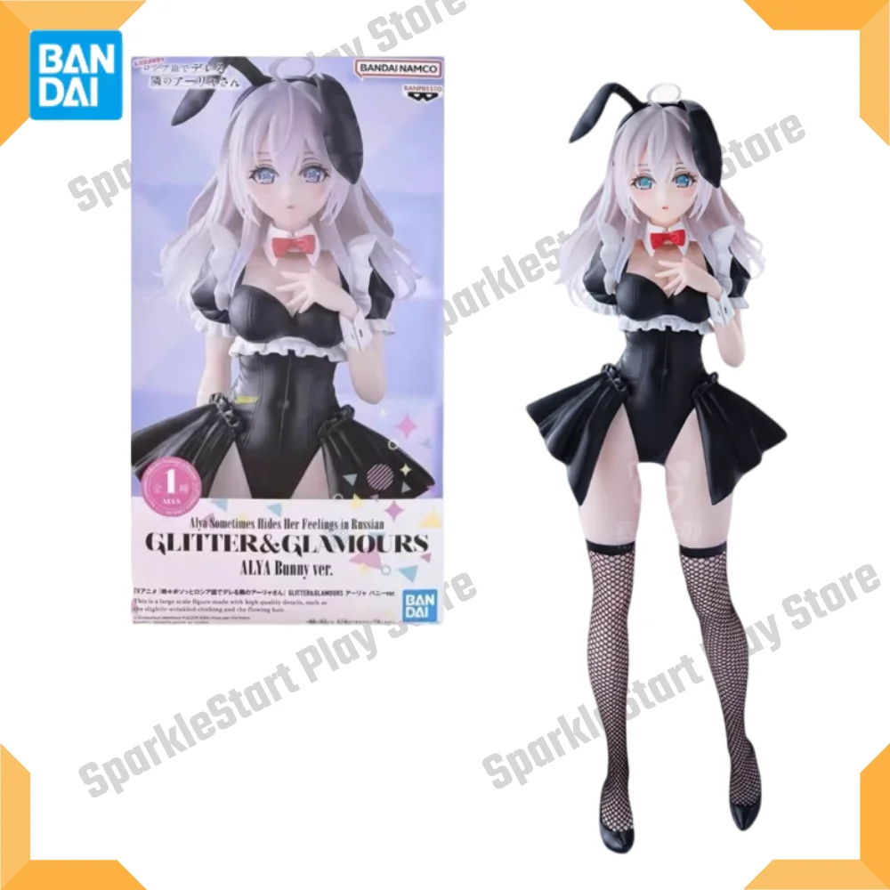 

Bandai Eli Glitter Glamours Bunny Girl Version Prize Figure PVC Anime Fans Collection Display High Quality Japanese Version New
