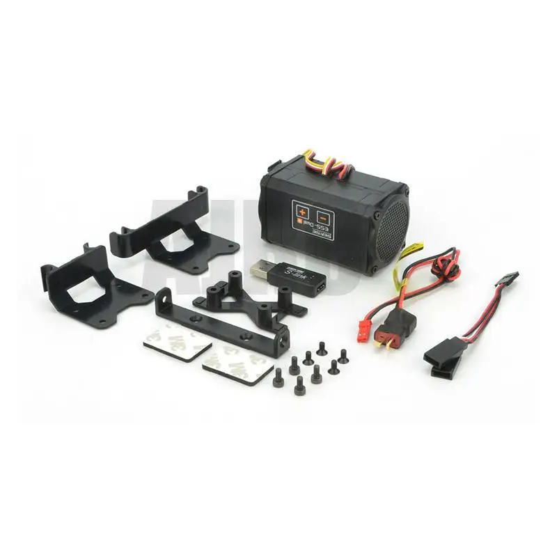 Ess-dual Dual Dual Horn จําลองเสียงกลุ่มเครื่องยนต์เสียงสําหรับ Trx-4 Trx6 Scx10 D90 Axial เครื่องยนต์เสียงจําลอง